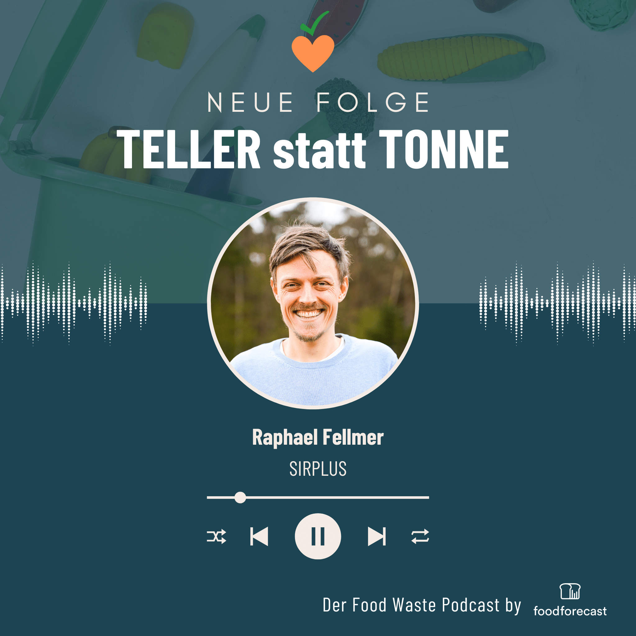 Featured image for “🌟 Neue Podcastfolge: Teller statt Tonne mit Raphael Fellmer von SIRPLUS! 🌟”